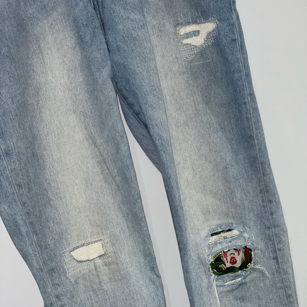 Patched Jeans